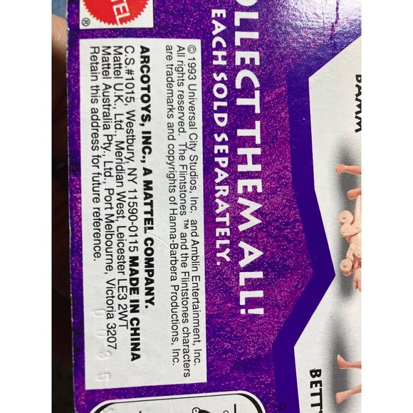 The Flintstones Movie Bendable Figures  Pebbles Flintstone - Picture 8 of 9